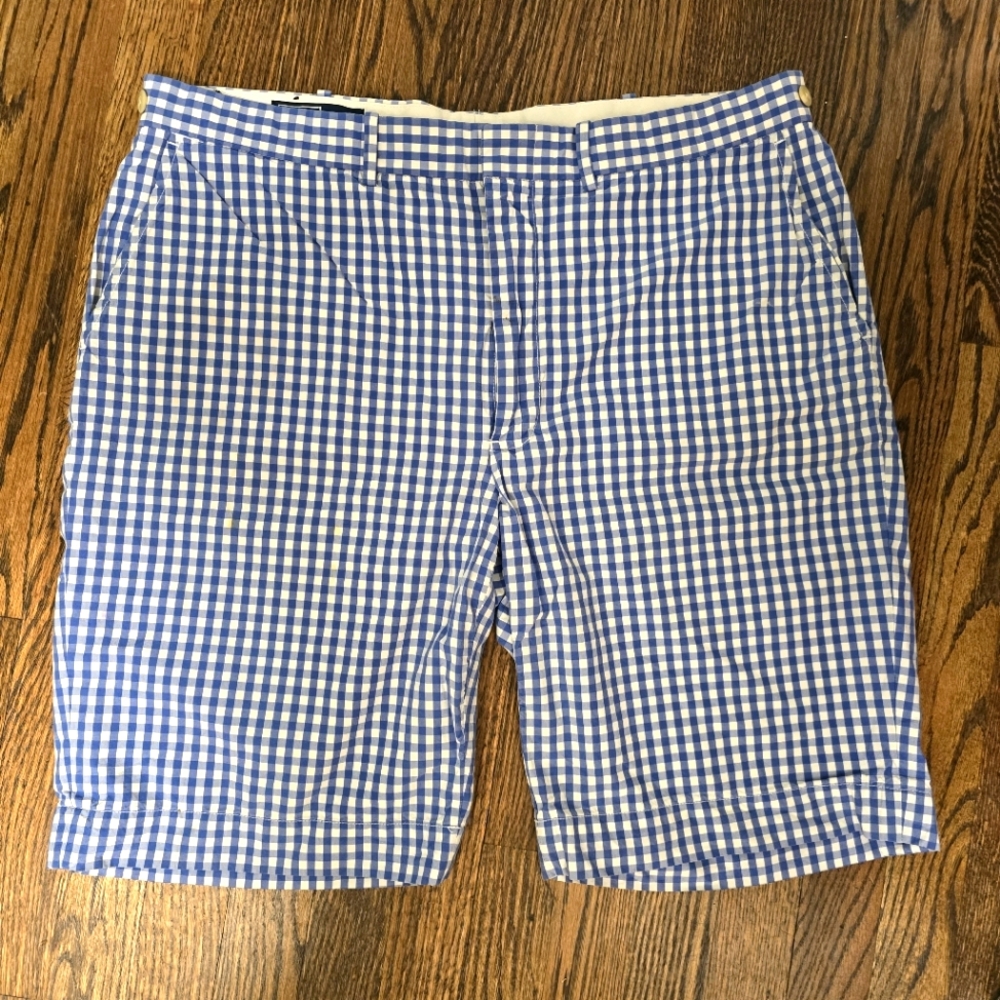 🌟7/25$ MENS POLO RALPH LAUREN GINGAM SHORTS 10"